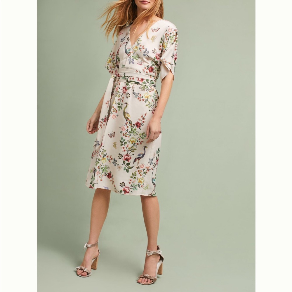 Avian Kimono Midi Dress